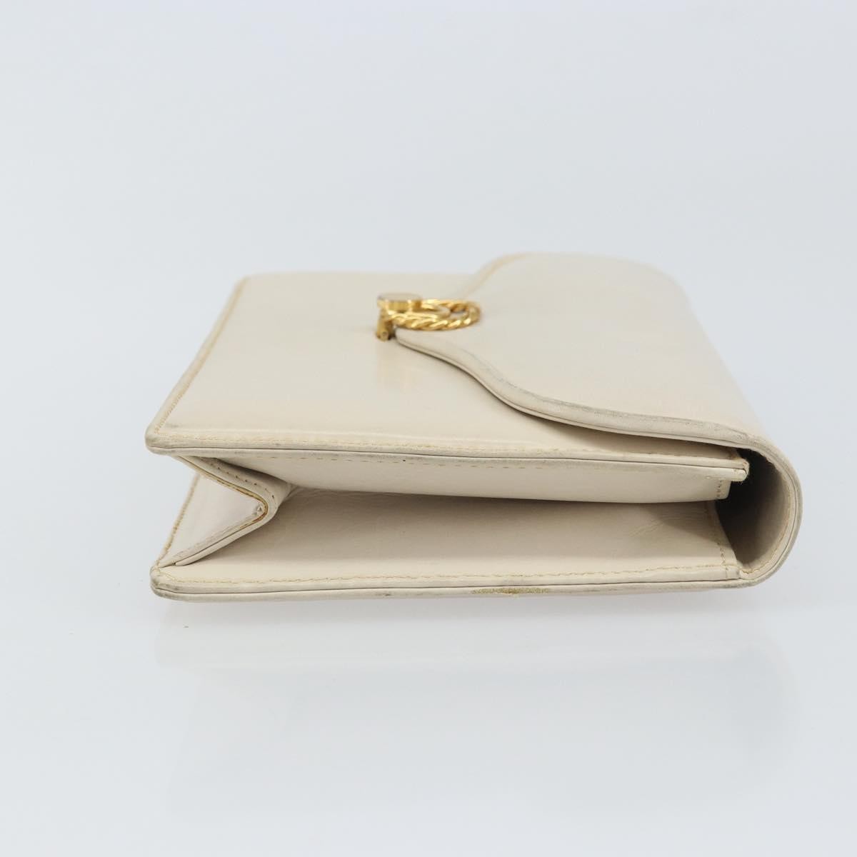 Gucci   Clutch Bag Leather White Leather Clutche & Pouche Bag ( )