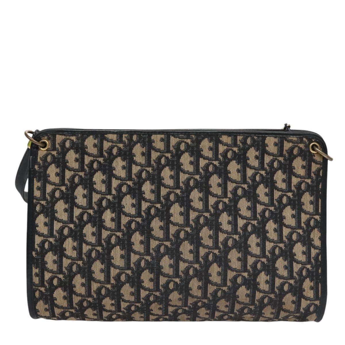 Christian Dior   Trotter Shoulder Bag Canvas Navy Canvas Bag ()