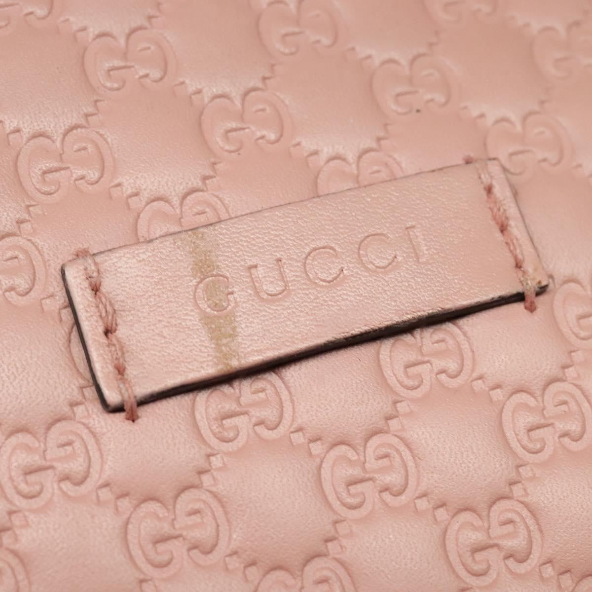 Gucci Margaux Tote (Outlet) Microguccissima Leather Pink Leather Bag ( )