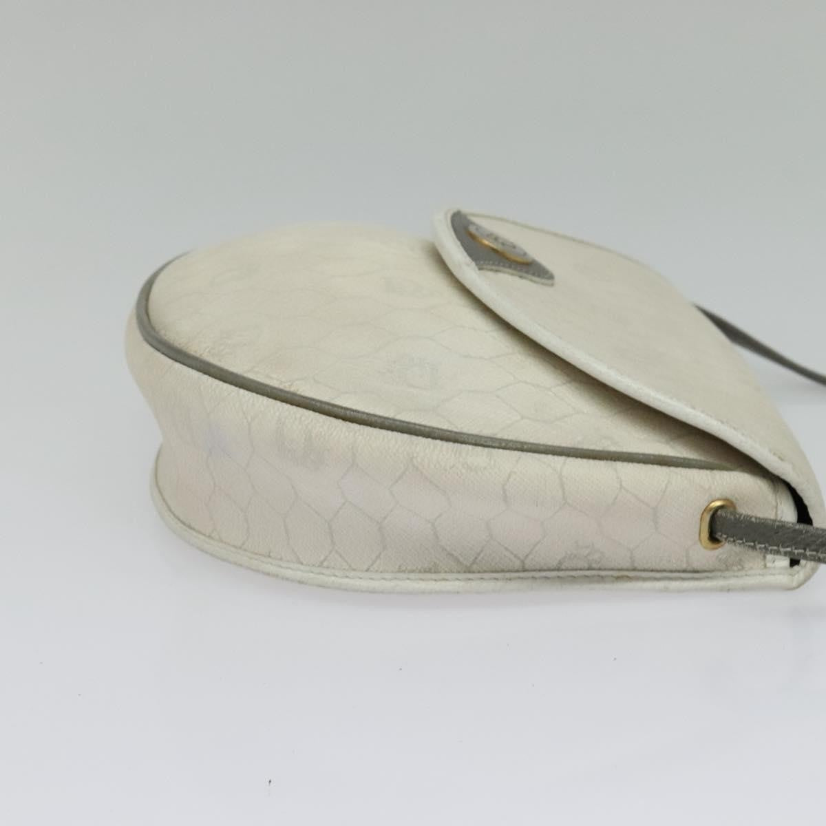 Christian Dior   Honeycomb Shoulder Bag Canvas White Canvas Shoulder Bag Bag ()
