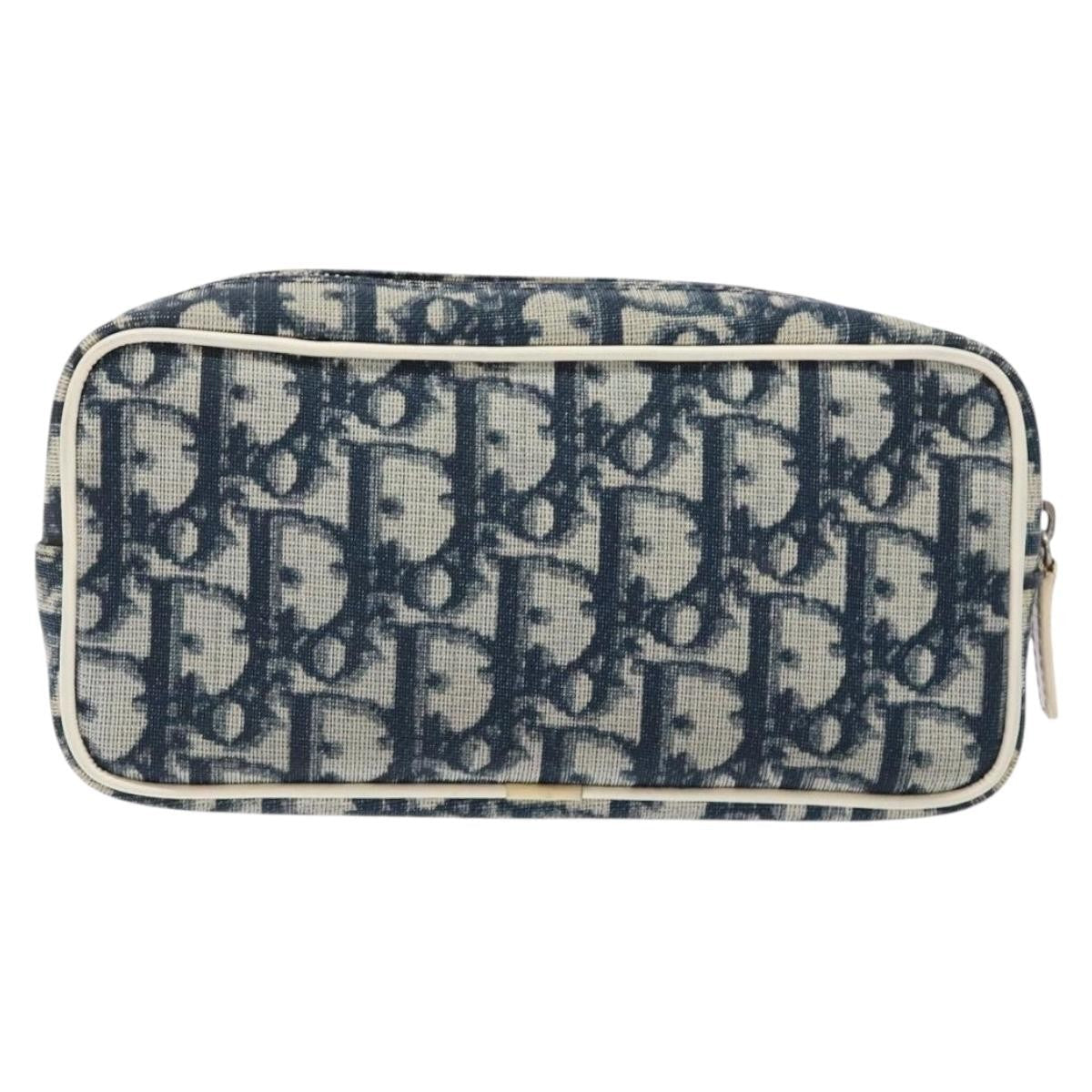 Christian Dior   Trotter Pouch Diorissimo Canvas Navy Canvas Clutche & Pouche Bag ()