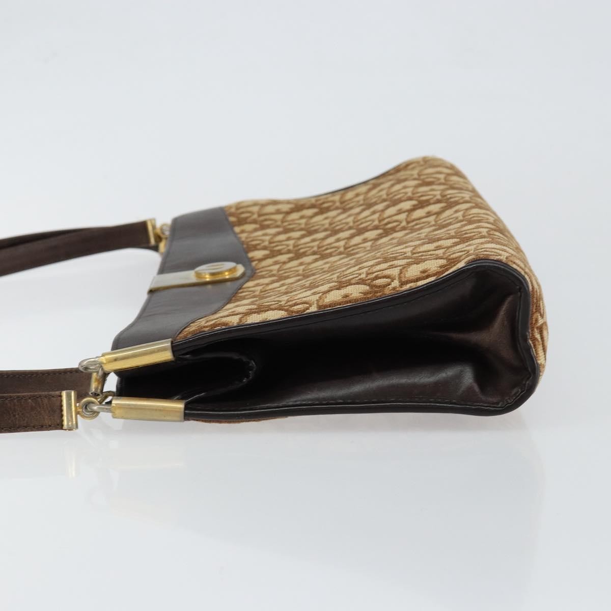Christian Dior   Trotter Shoulder Bag Canvas Brown Canvas Shoulder Bag Bag ()