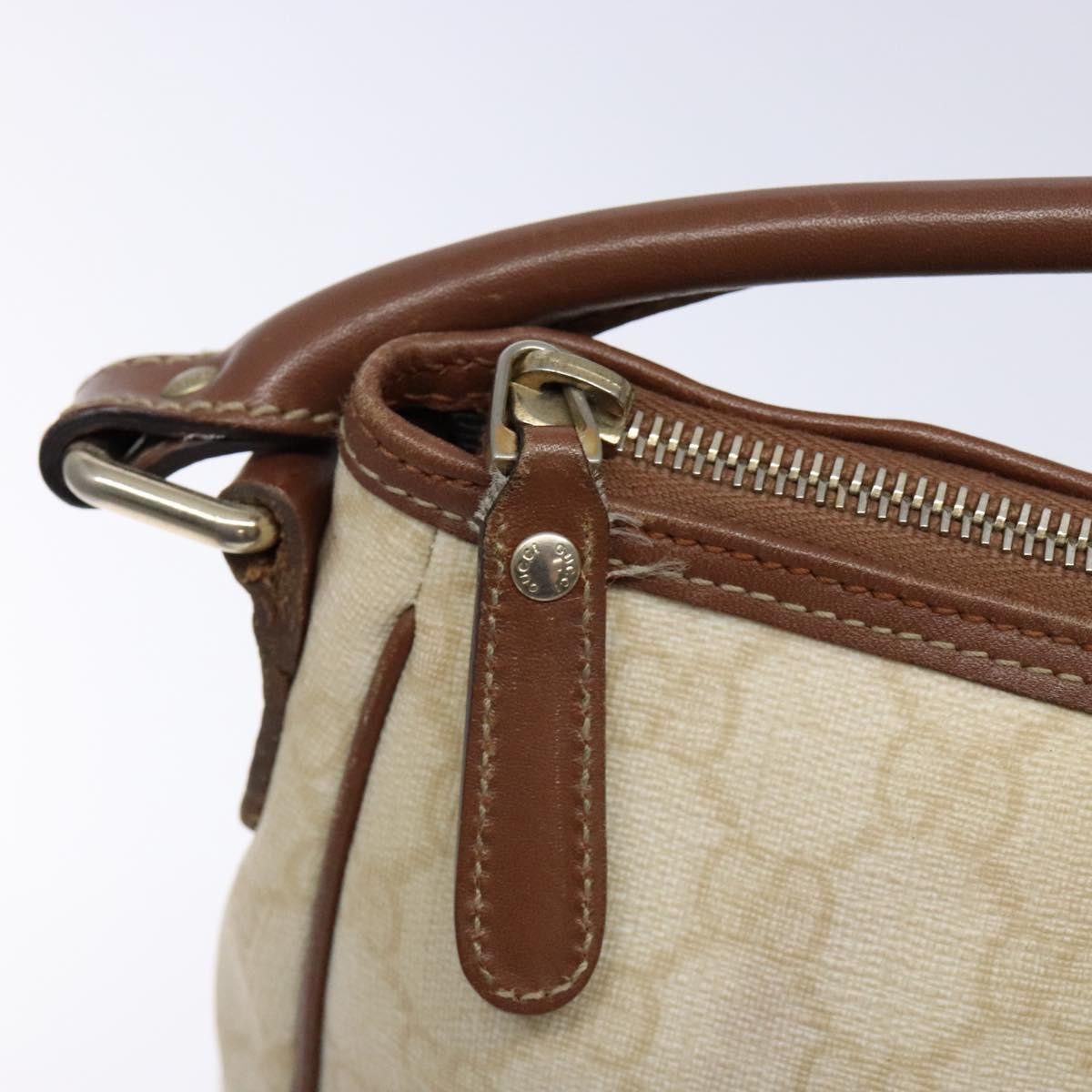 Gucci Gg Supreme Handbag Gg Canvas White Pvc Handbag ( )