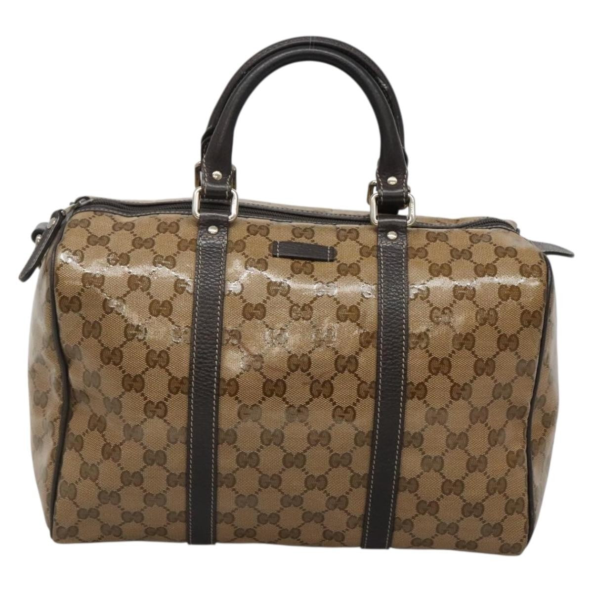 Gucci Joy Boston Bag Gg Imprime Beige Canvas Travel Bag Bag ( )