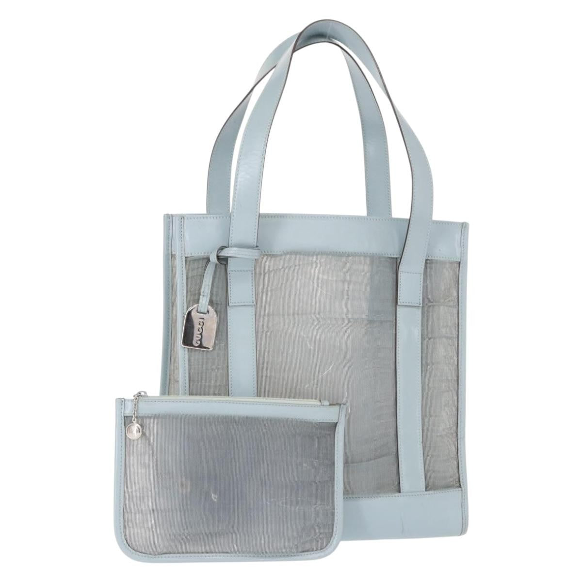 Gucci   Tote Leather Blue Leather Tote Bag Bag ( )