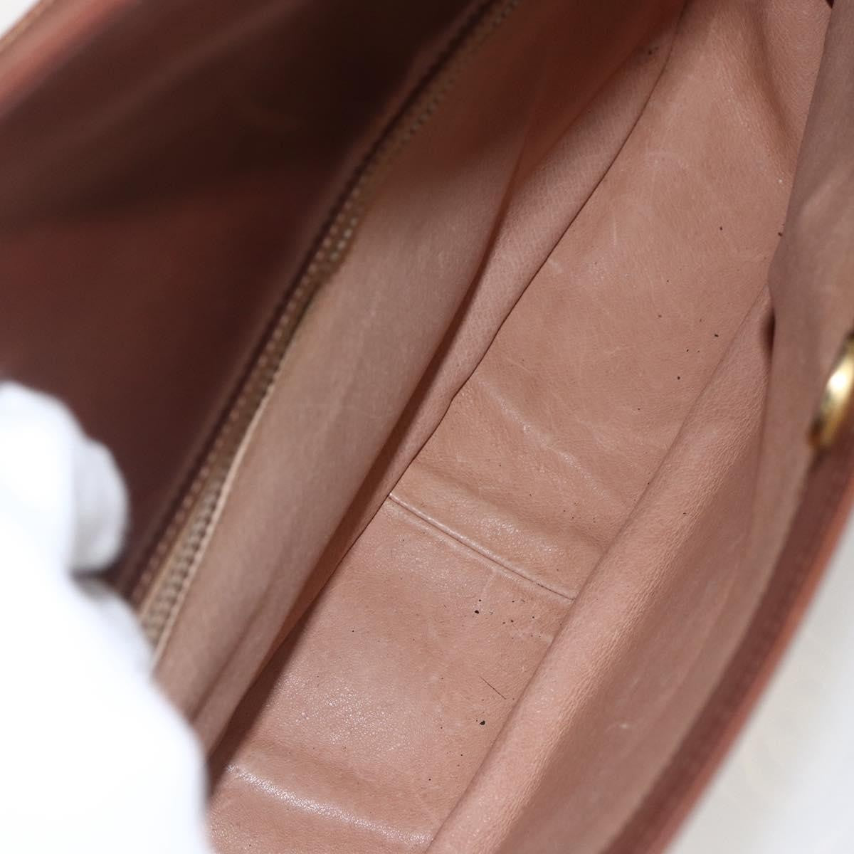 Gucci Sherry Line Shoulder Bag Leather Brown Leather Shoulder Bag Bag ( )