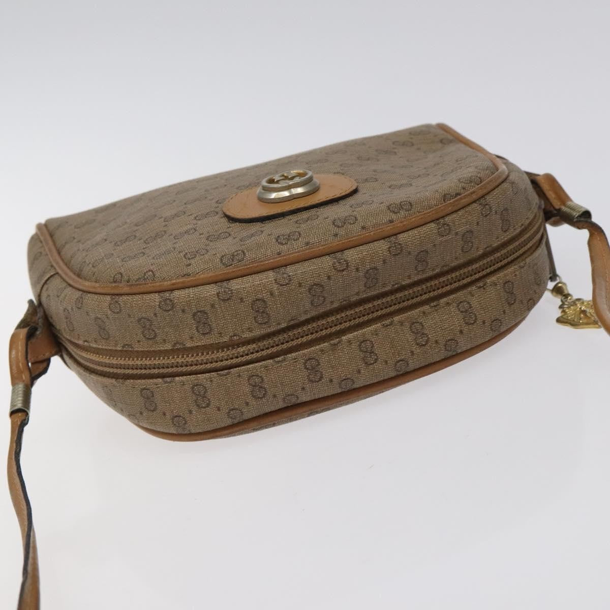 Gucci Micro Gg Supreme Shoulder Bag Gg Canvas Beige Pvc Shoulder Bag Bag ( )