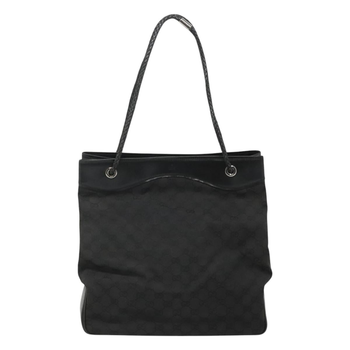Gucci Gg Canvas Bag Canvas Black Canvas Tote Bag Bag ( )