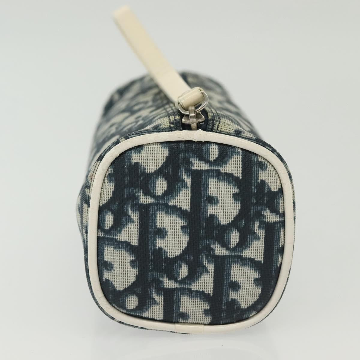 Christian Dior   Trotter Pouch Canvas Navy Canvas Bag ()