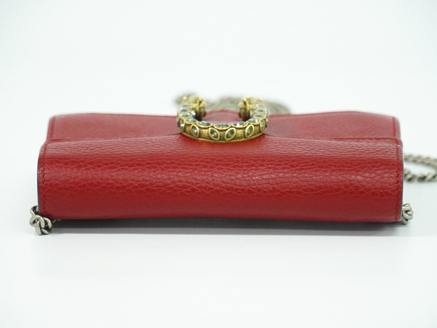 Gucci Dionysus Bag Leather Red Leather Crossbody Bag Bag ( )