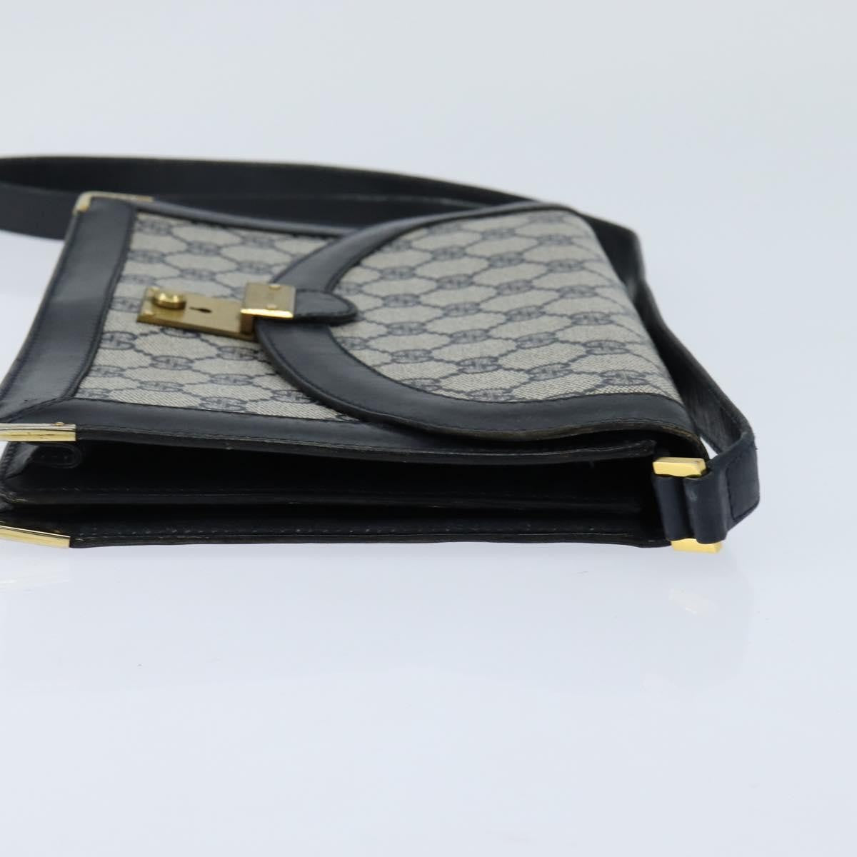 Gucci Gg Supreme Messenger Bag Gg Canvas Navy Pvc Shoulder Bag Bag ( )