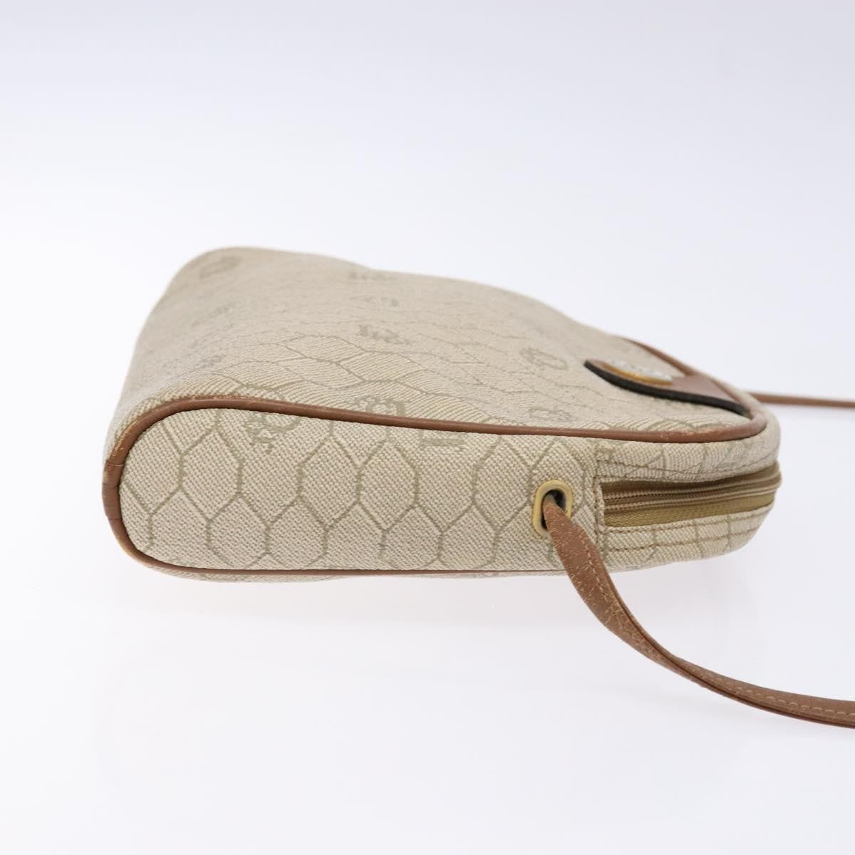 Christian Dior   Honeycomb Shoulder Bag Canvas Beige Canvas Bag ()