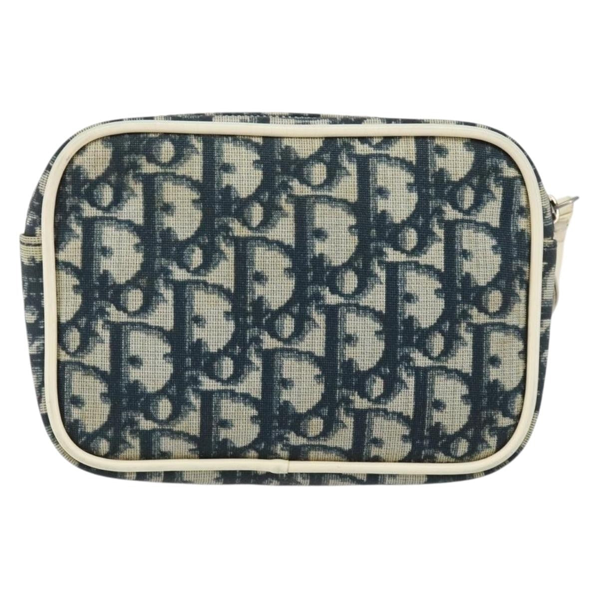 Christian Dior   Trotter Pouch Diorissimo Canvas Navy Pvc Clutche & Pouche Bag ()