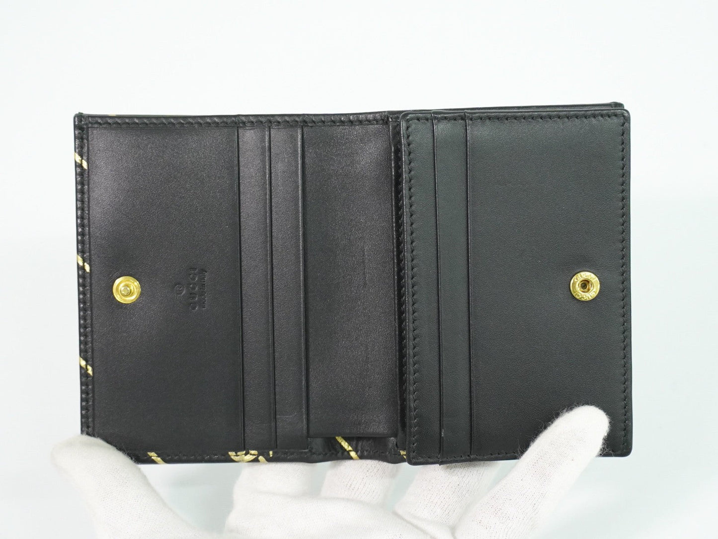 Gucci Gg Marmont Wallet Leather Black Leather Wallets Accessory ( )