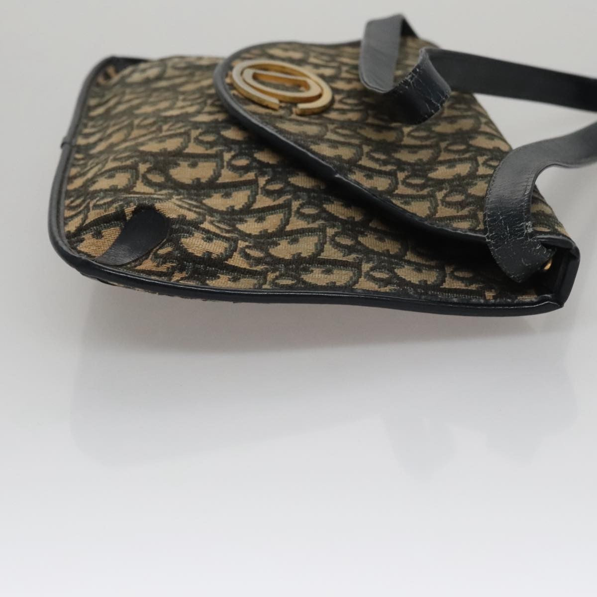 Christian Dior   Trotter Shoulder Bag Canvas Navy Canvas Shoulder Bag Bag ()