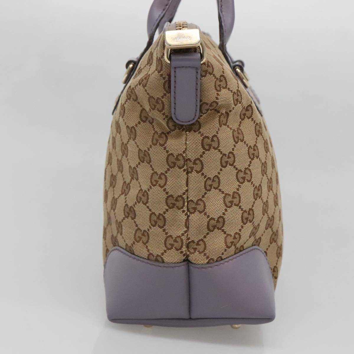Gucci Convertible Belted Tote Gg Canvas With Leather Beige Canvas Tote Bag Bag ( )