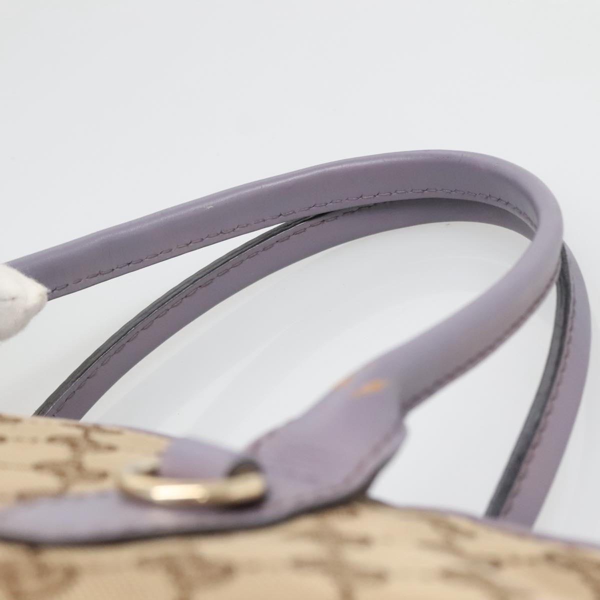 Gucci Convertible Belted Tote Gg Canvas With Leather Beige Canvas Tote Bag Bag ( )