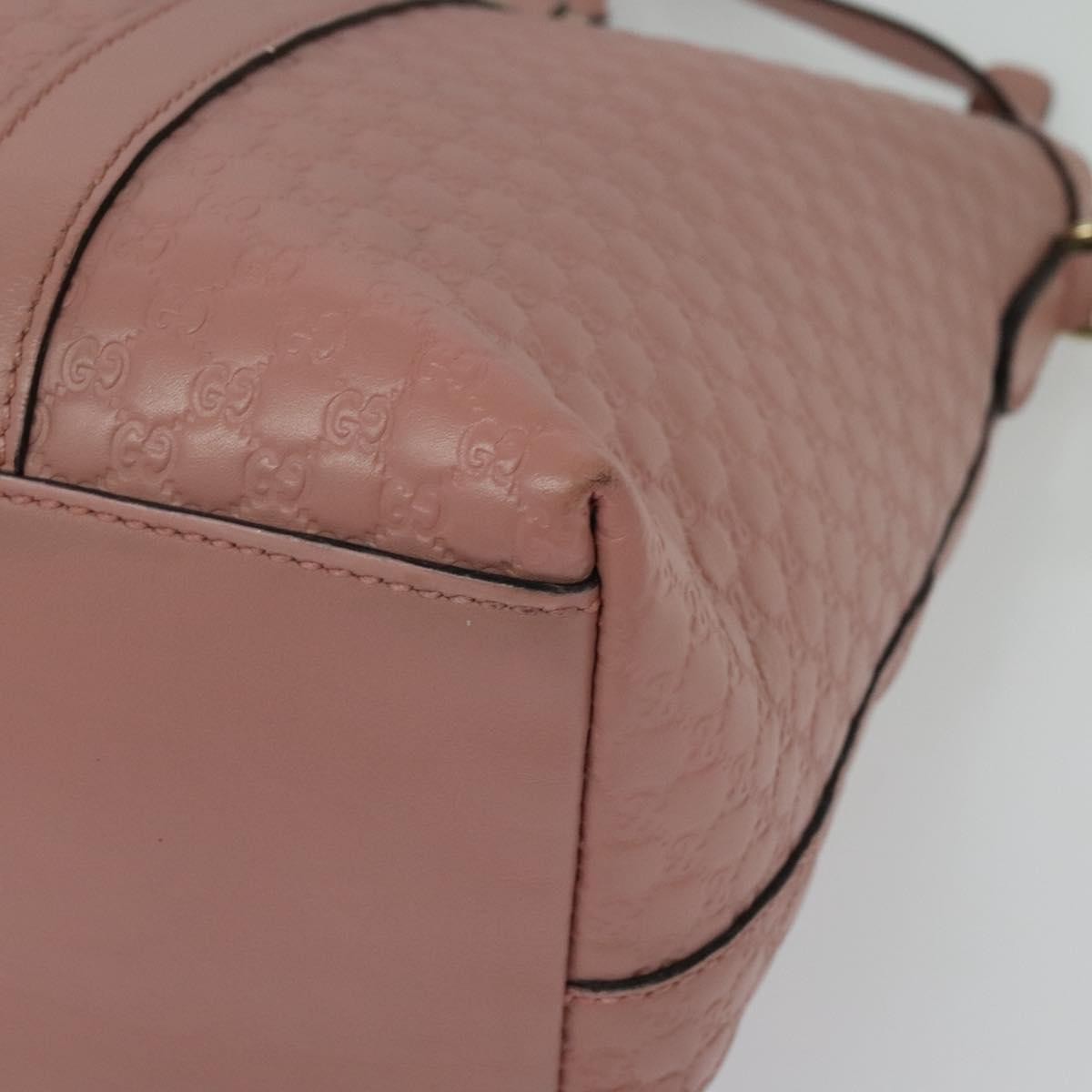 Gucci Margaux Tote (Outlet) Microguccissima Leather Pink Leather Bag ( )