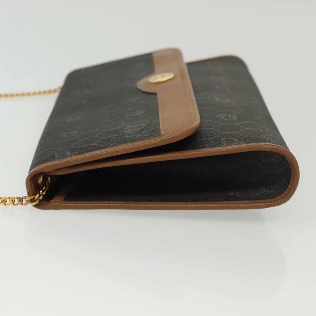 Christian Dior   Honeycomb Chain Canvas Black Canvas Bag ()