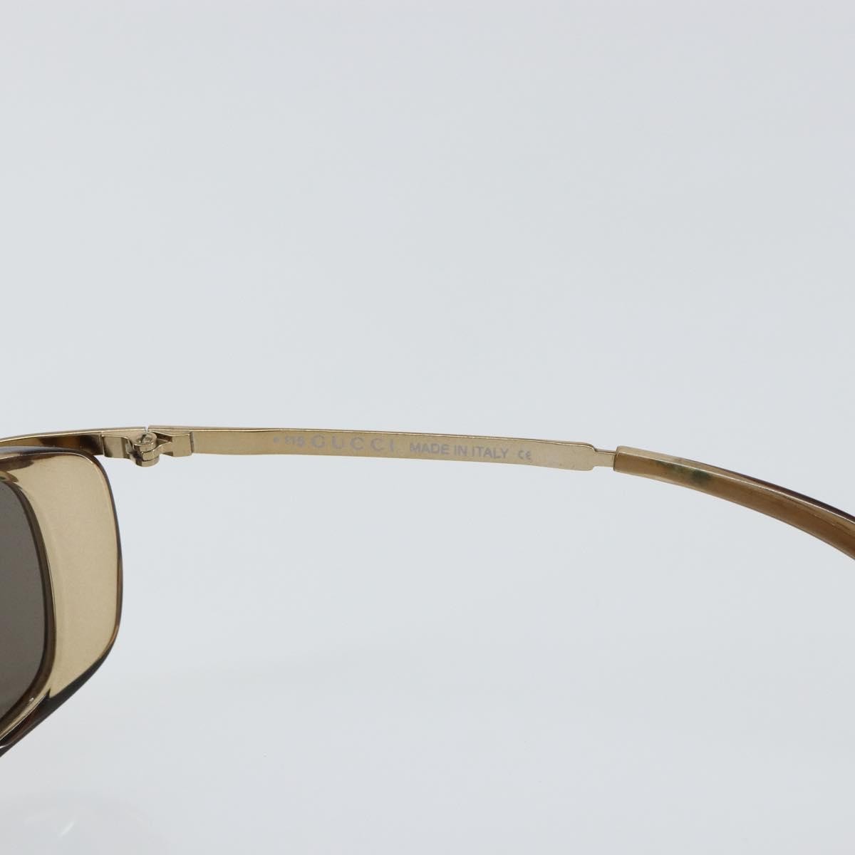 Gucci Eyewear Sunglasses Brown Metal Sunglasse Accessory ( )