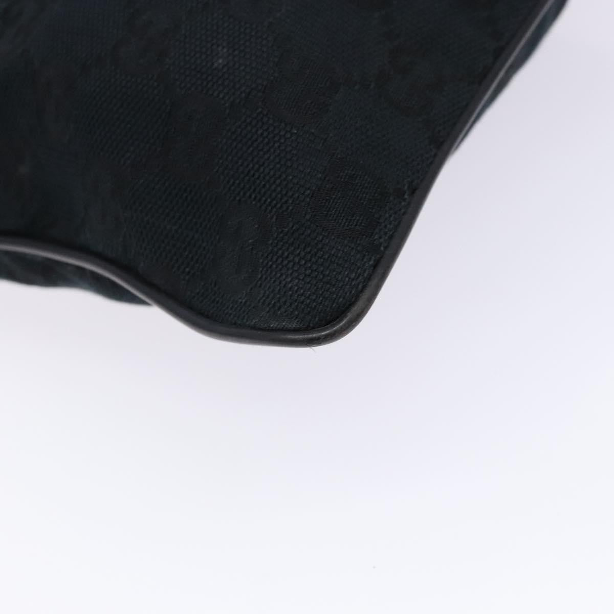 Gucci Web Strap Zip Messenger Bag Gg Canvas Black Canvas Shoulder Bag Bag ( )
