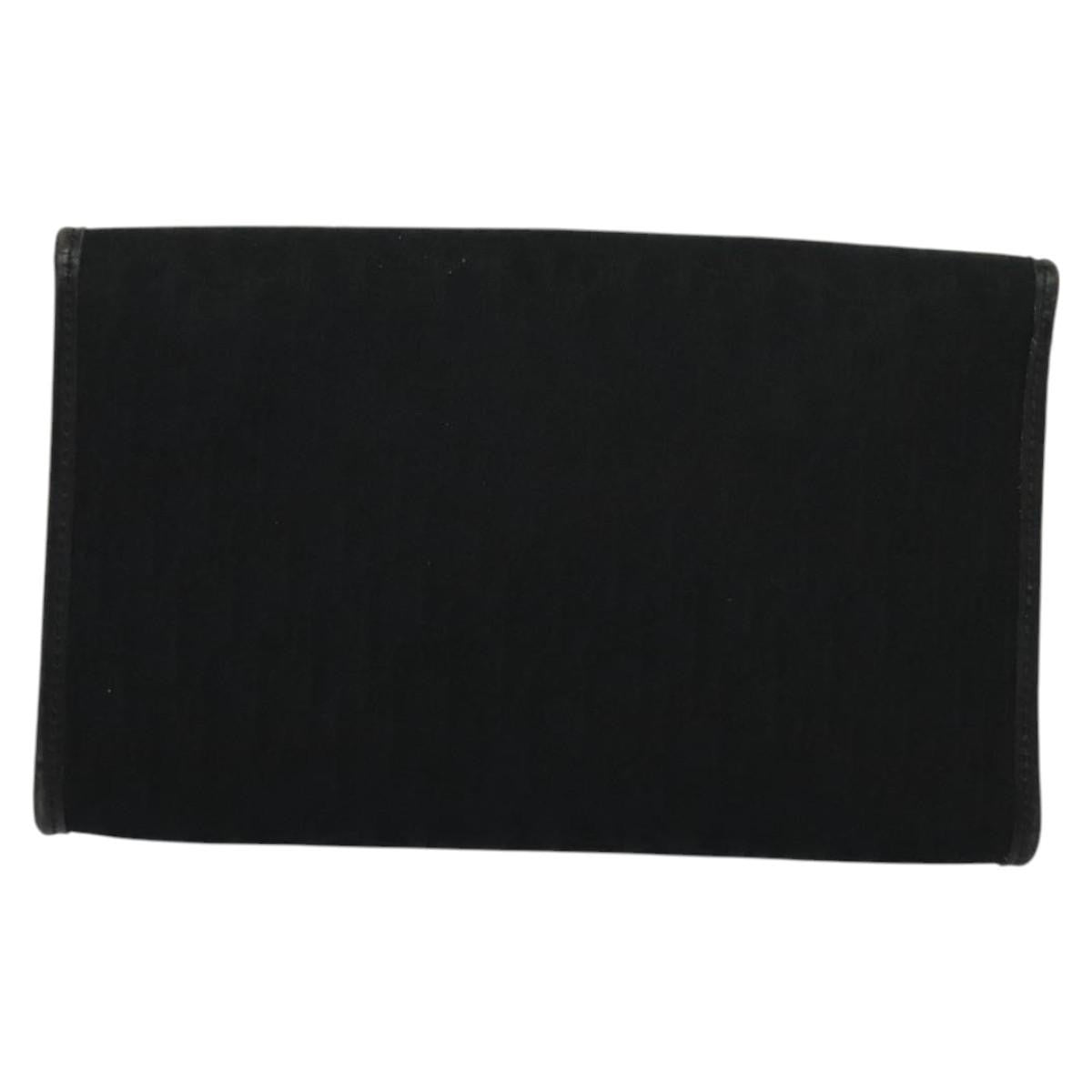 Christian Dior   Trotter Flap Crossbody Bag Canvas Black Canvas Shoulder Bag Bag ()