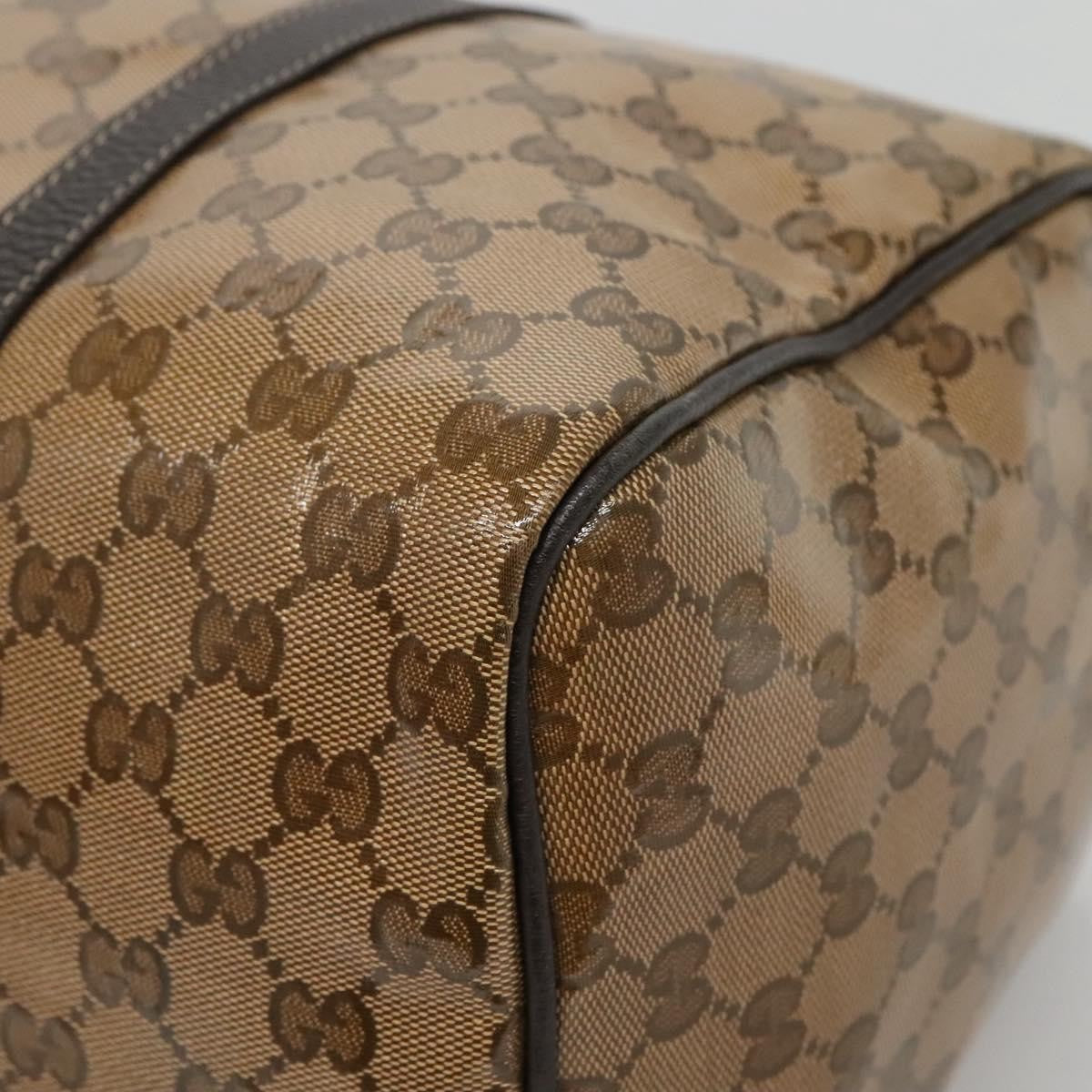 Gucci Joy Boston Bag Gg Imprime Beige Canvas Travel Bag Bag ( )