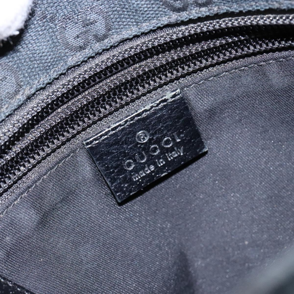Gucci Web Strap Zip Messenger Bag Gg Canvas Black Canvas Shoulder Bag Bag ( )