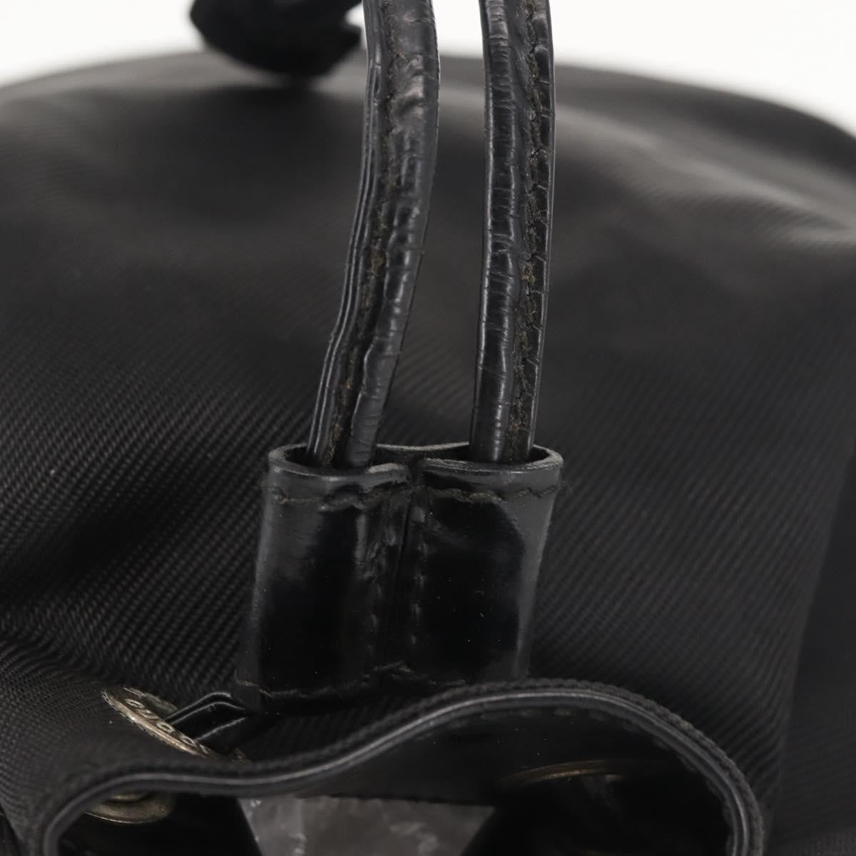 Gucci   Bamboo Bucket Bag Nylon And Leather Black Nylon Bag ( )