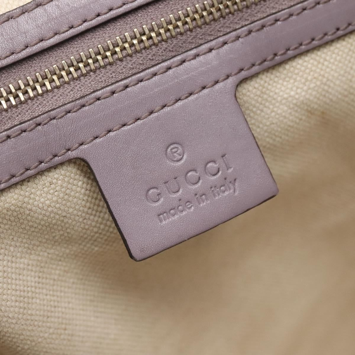 Gucci Convertible Belted Tote Gg Canvas With Leather Beige Canvas Tote Bag Bag ( )