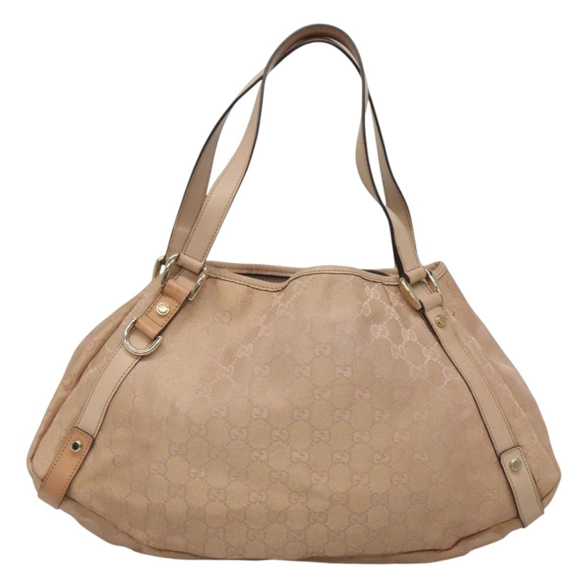 Gucci Abbey Shoulder Bag Gg Canvas Beige Canvas Tote Bag Bag ( )