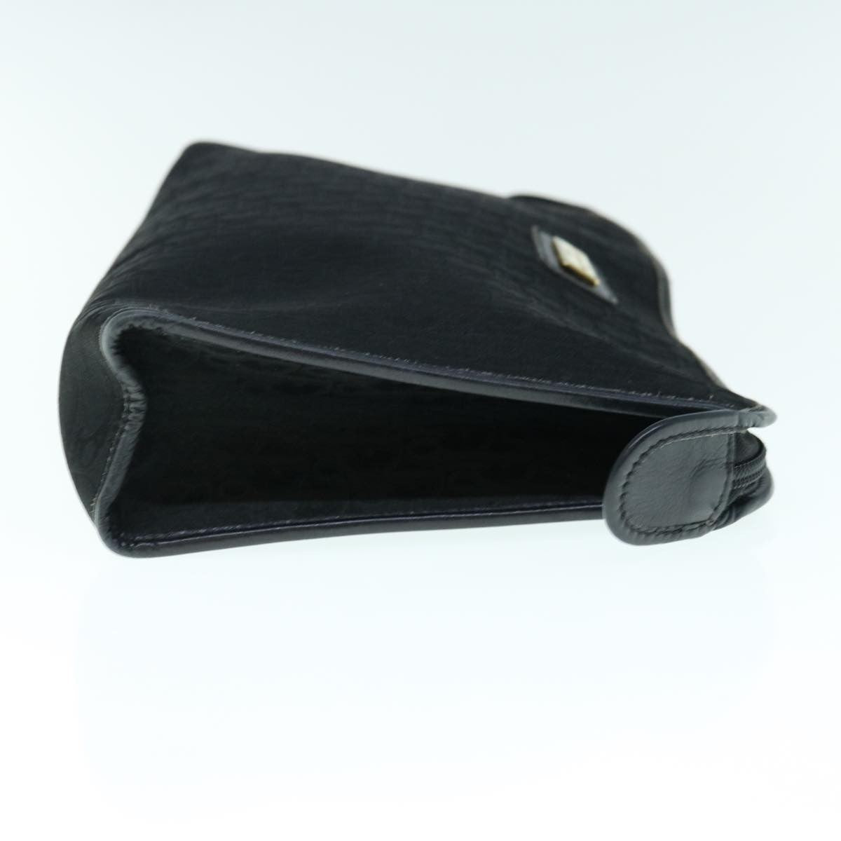 Christian Dior   Trotter Pouch Diorissimo Canvas Black Canvas Clutche & Pouche Bag ()