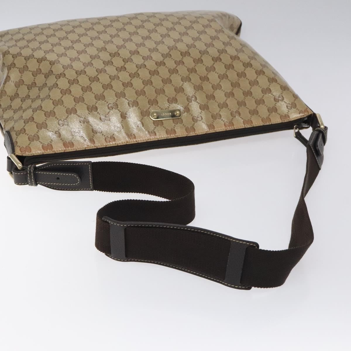 Gucci Flap Messenger Bag (Outlet) Gg Coated Canvas Beige Canvas Shoulder Bag Bag ( )