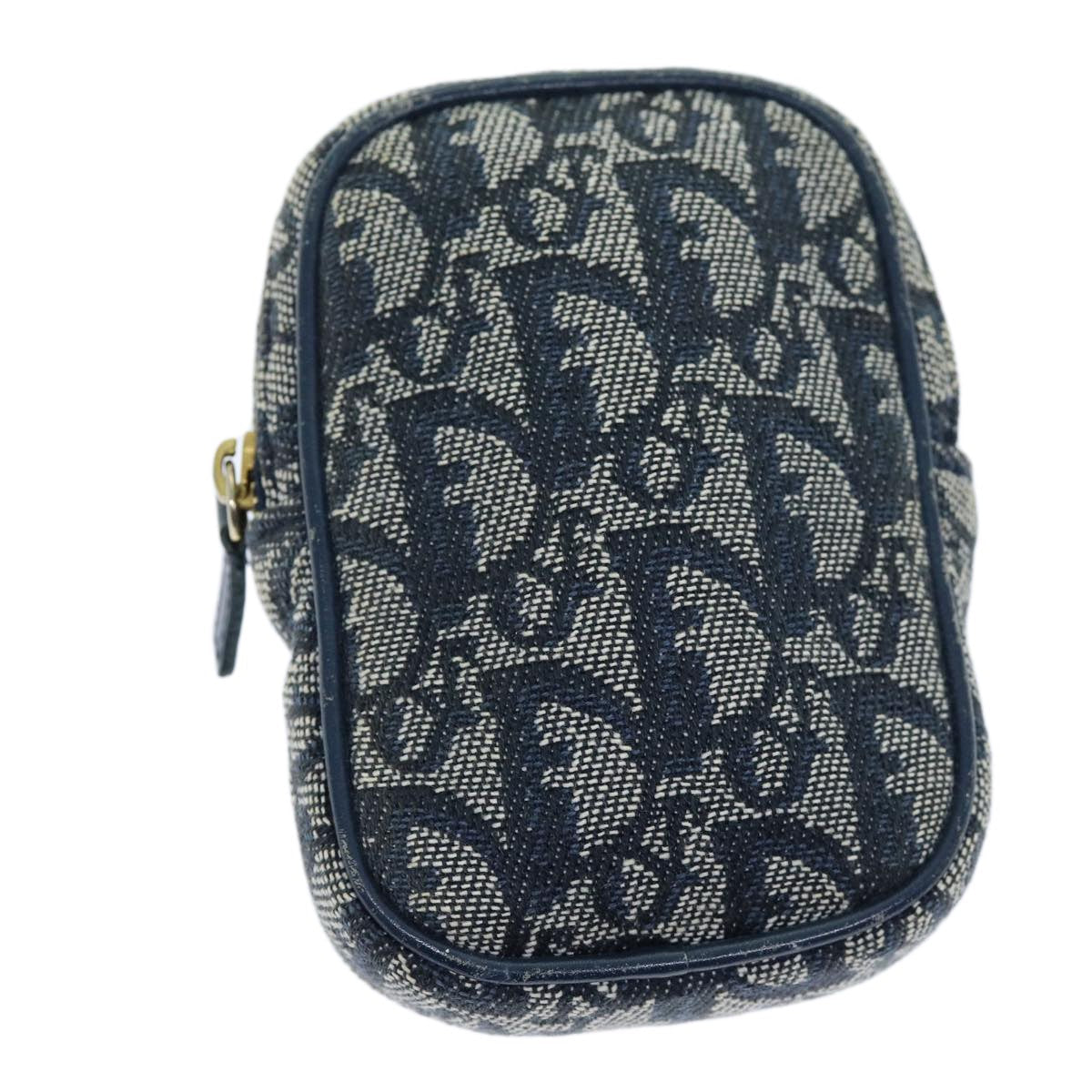 Christian Dior   Trotter Pouch Canvas Navy Canvas Clutche & Pouche Bag ()