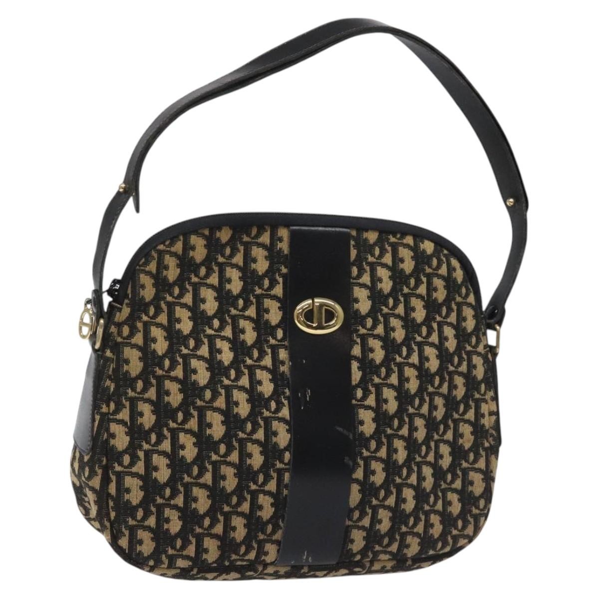 Christian Dior   Trotter Shoulder Bag Canvas Black Canvas Bag ()