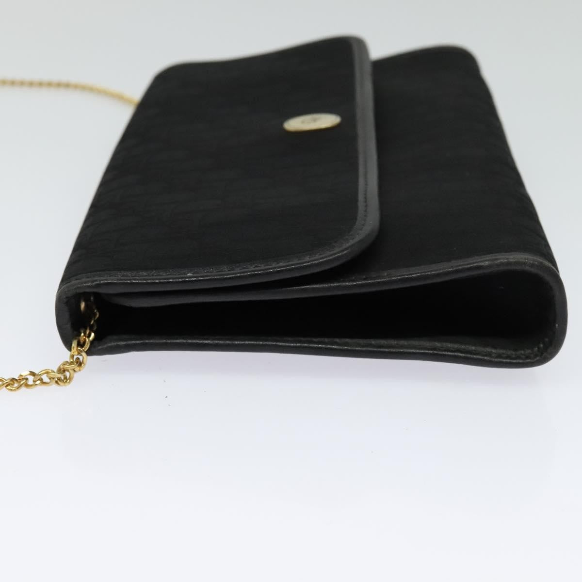 Christian Dior   Trotter Flap Crossbody Bag Canvas Black Canvas Shoulder Bag Bag ()