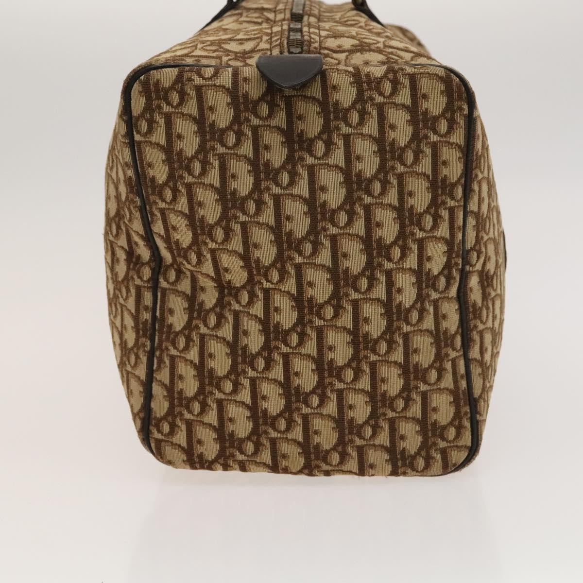 Christian Dior   Trotter Boston Bag Diorissimo Canvas Brown Canvas Bag ()