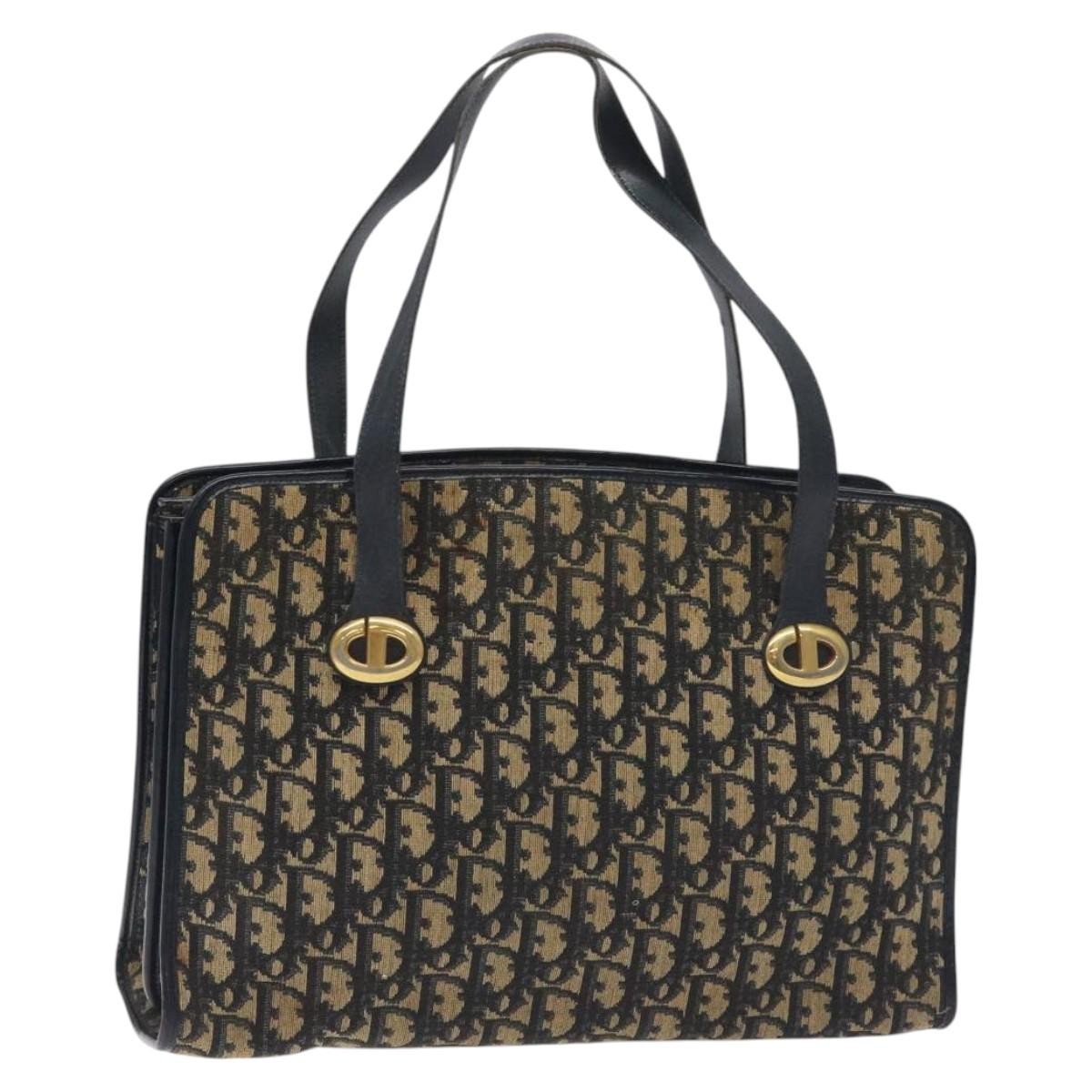 Christian Dior Trotter Shoulder Bag Canvas Navy Canvas Shoulder Bag Bag ()
