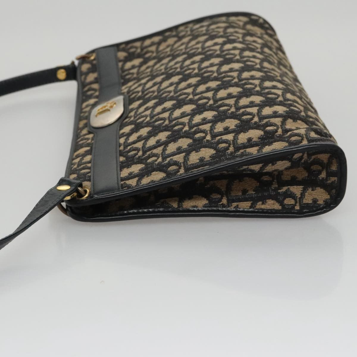 Christian Dior   Trotter Shoulder Bag Canvas Navy Canvas Bag ()