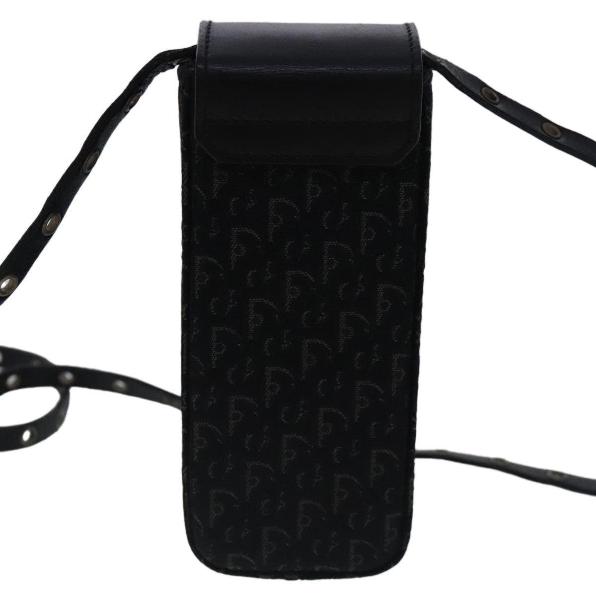 Christian Dior   Trotter Pouch Diorissimo Canvas Black Canvas Clutche & Pouche Bag ()