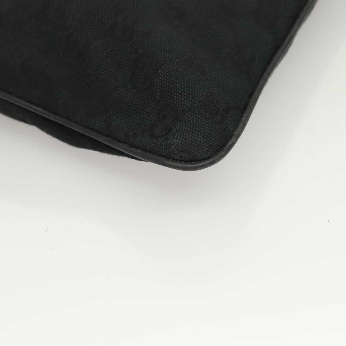 Gucci Web Strap Zip Messenger Bag Gg Canvas Black Canvas Shoulder Bag Bag ( )