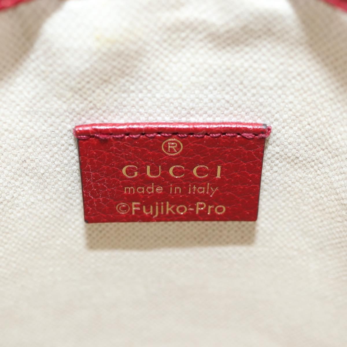 Gucci Doraemon Bucket Bag Printed Mini Gg Coated Canvas Beige Pvc Bag ( )