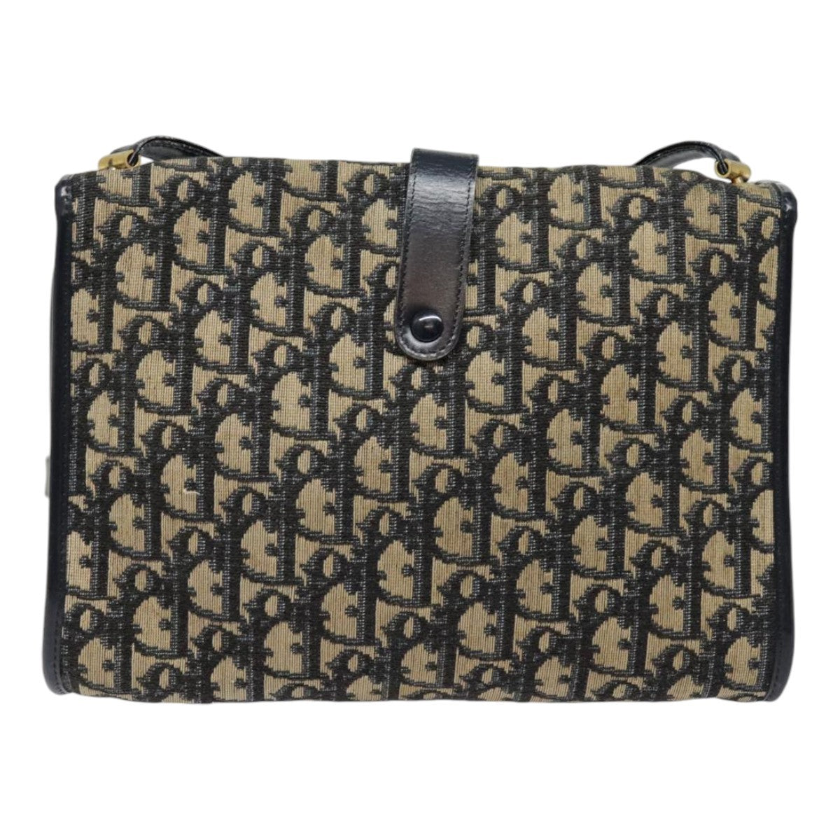 Christian Dior   Flap Crossbody Bag Canvas Navy Canvas Shoulder Bag Bag ()