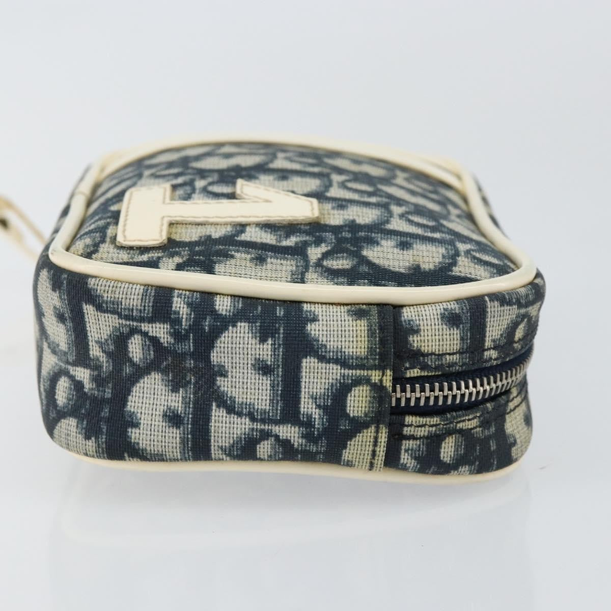 Christian Dior   Trotter Pouch Diorissimo Canvas Navy Pvc Clutche & Pouche Bag ()