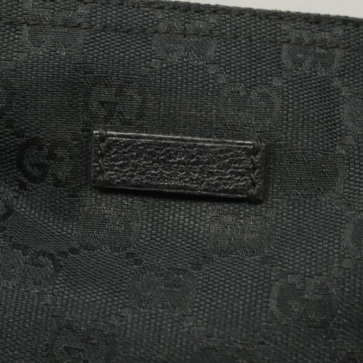Gucci Web Strap Zip Messenger Bag Gg Canvas Black Canvas Shoulder Bag Bag ( )