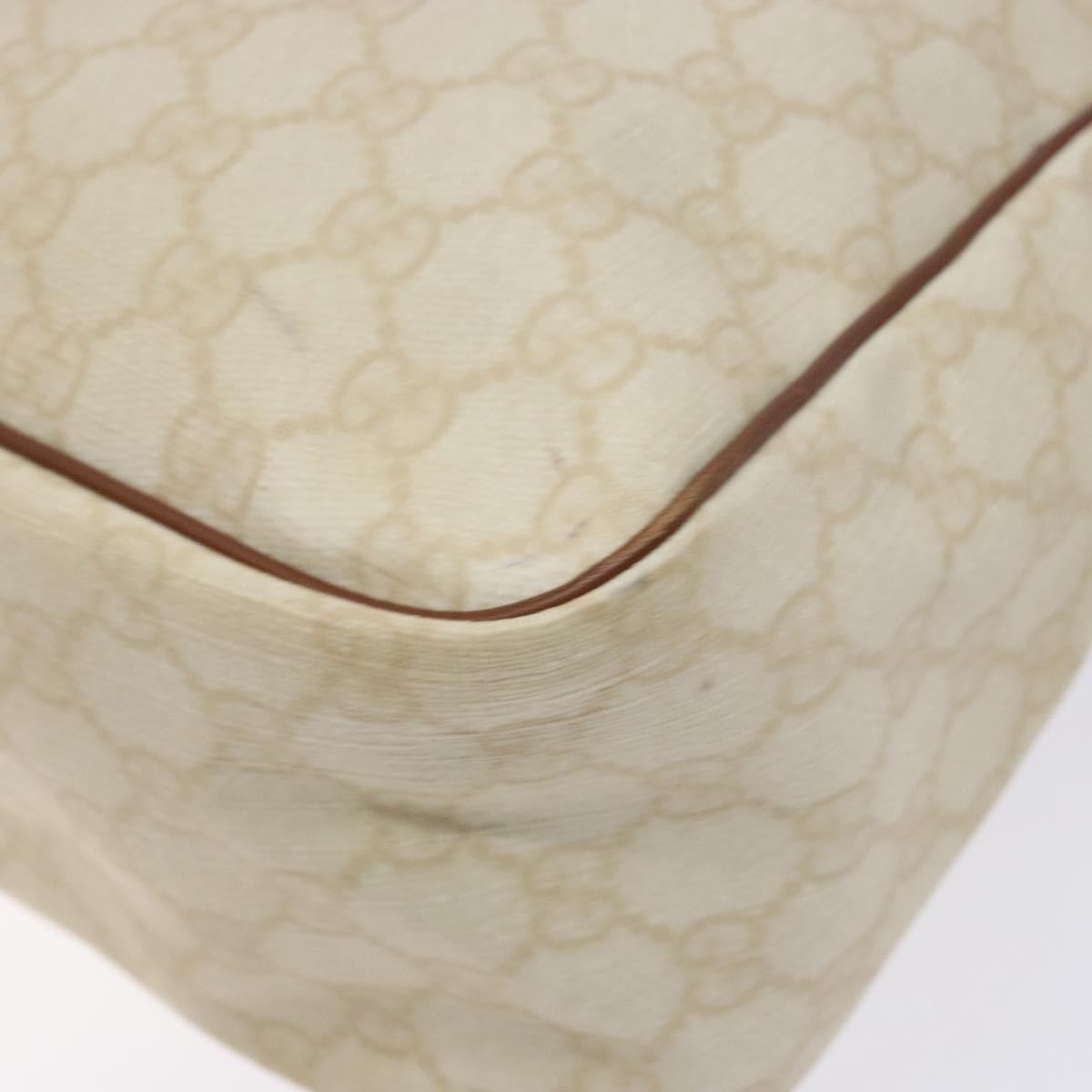 Gucci Gg Supreme Handbag Gg Canvas White Pvc Handbag ( )