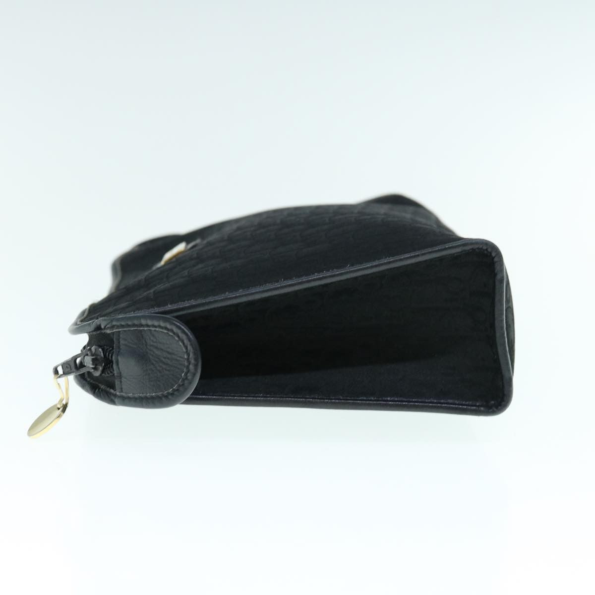 Christian Dior   Trotter Pouch Diorissimo Canvas Black Canvas Clutche & Pouche Bag ()