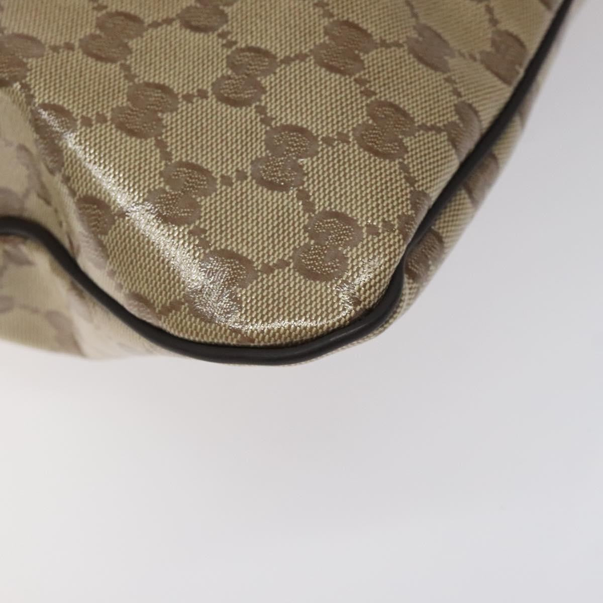 Gucci Flap Messenger Bag (Outlet) Gg Coated Canvas Beige Canvas Shoulder Bag Bag ( )