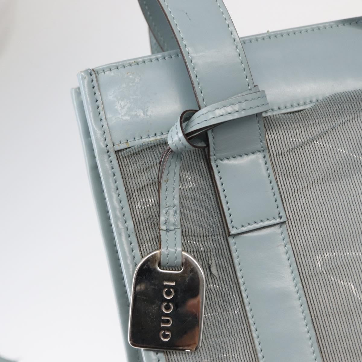 Gucci   Tote Leather Blue Leather Tote Bag Bag ( )