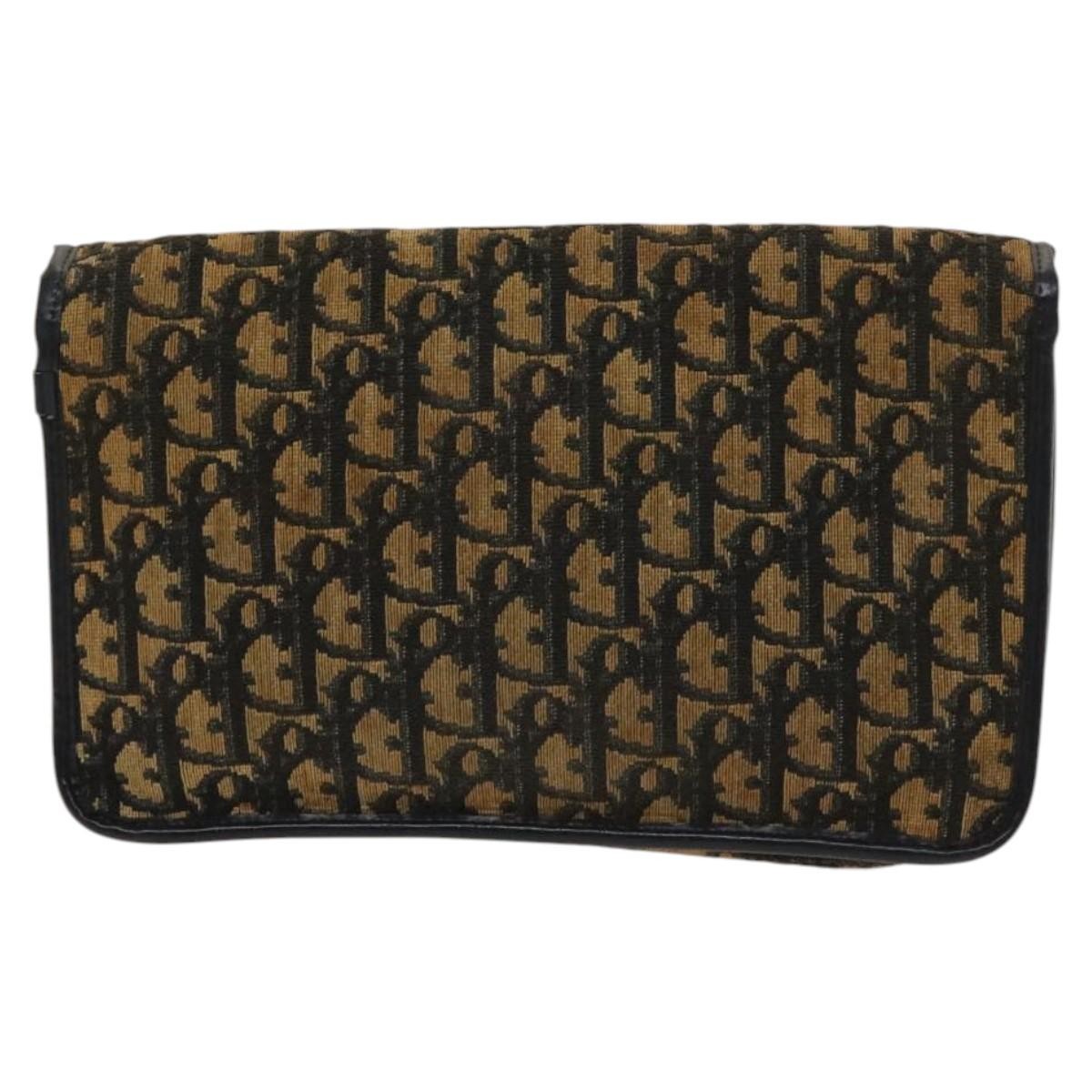 Christian Dior   Trotter Shoulder Bag Canvas Brown Canvas Bag ()